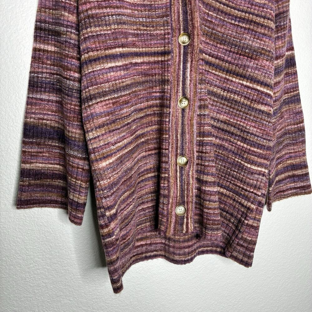 L*Space Demi Mulit Color Striped Cardigan Sweater XS/S NWT - Picture 4 of 10